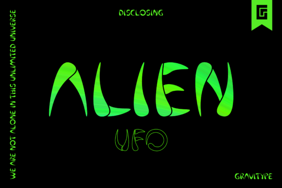 Alien Ufo: A Modern Display Font for Campaigns
