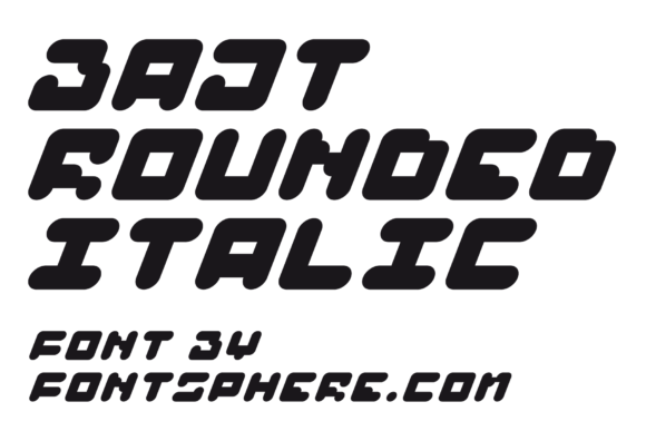 Bajt Rounded: A Modern Display Font for Editorial Design
