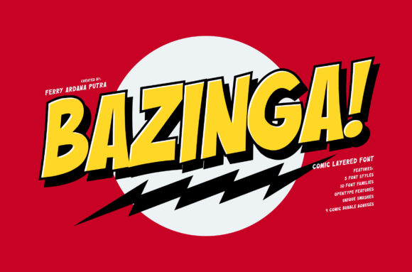 Bazinga: A Bold Display Font for Campaigns