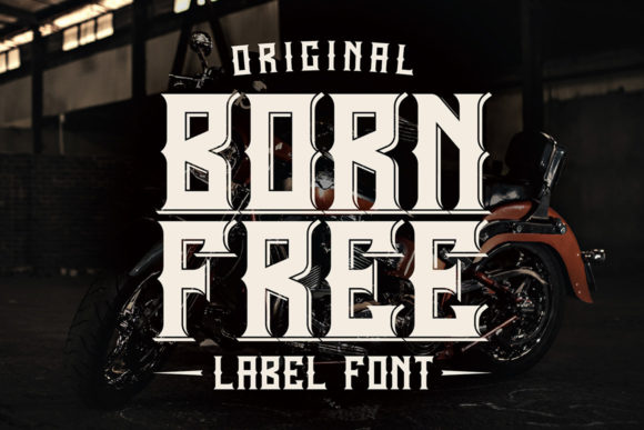 Born Free: A Bold Display Font for Makers