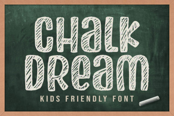 Chalk Dream: A Playful Display Font for Editorial Design