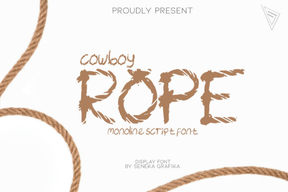 Cowboy Rope: A Unique Display Font for Your Brand