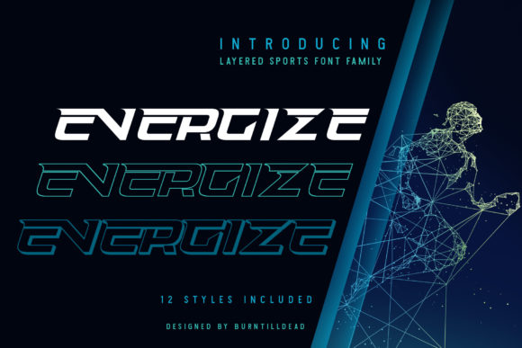 Energize: A Bold Display Font for Web Design