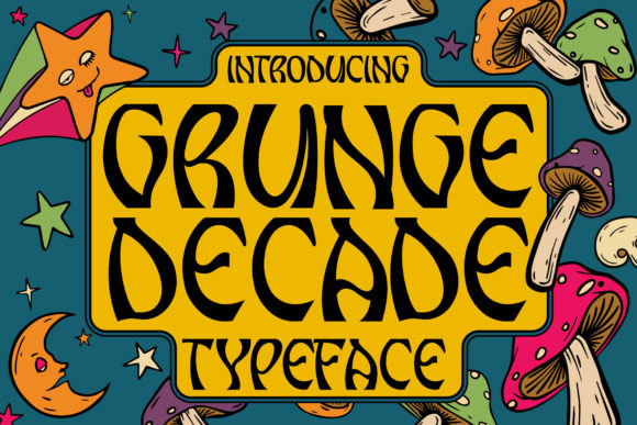Grunge Decade: A Bold Display Font for Makers