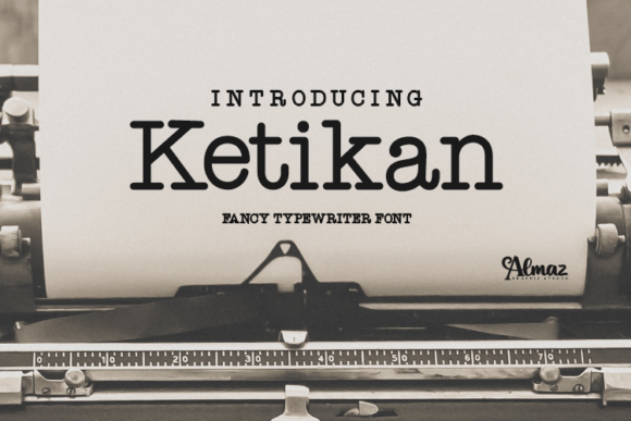 Ketikan: The Authentic Typewriter Font for Your Brand