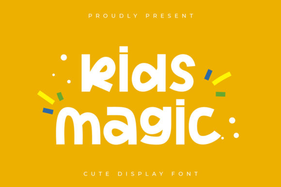 Kids Magic: A Playful Display Font for Web Design