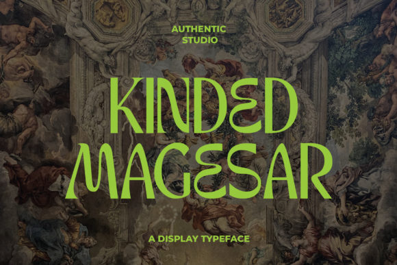 Kinder Magesar: A Bold Display Font for Marketers