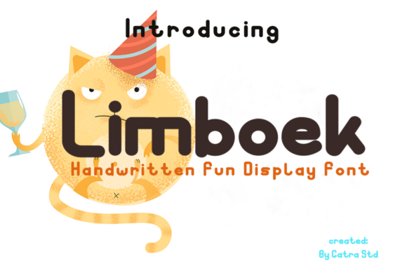 Limboek: A Vintage Display Font for Editorial Design