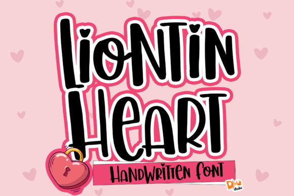 Liontin Heart: A Joyful Display Font for Makers