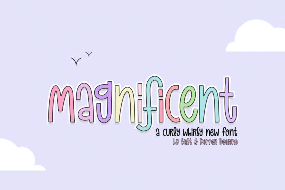 Magnificent Duo: A Joyful Display Font for Editors