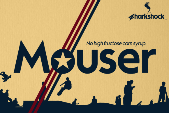 Mouser: A Modern Display Font for Small Business Branding