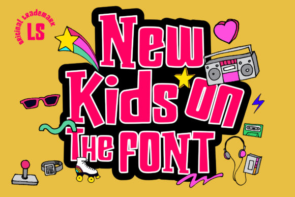 New Kids on the Font: A Playful Display Typeface for Brands