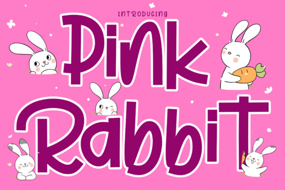 Pink Rabbit: A Stylish Display Font for Web Design