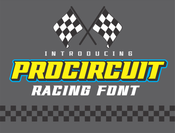 Pro Circuit: The Modern Racing Display Font for Marketers