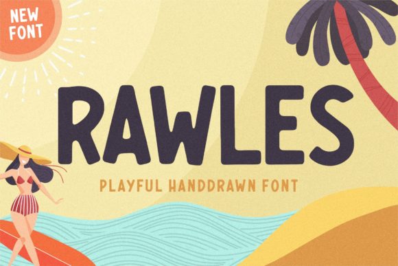 Rawles: A Bold Vintage Display Font for Editors