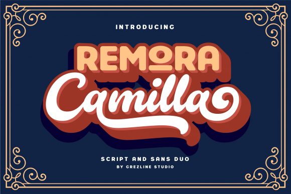 Remora Camilla: A Retro Display Font for Crafters