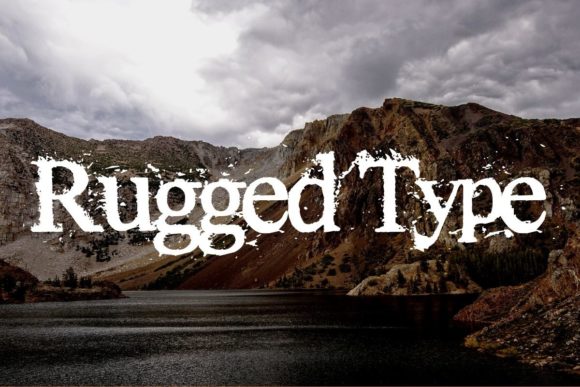 Rugged Type: A Vintage Display Font for Crafters