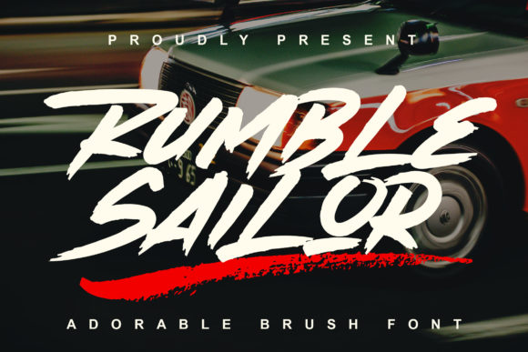 Rumble Sailor: A Bold Display Font for Editorial Impact