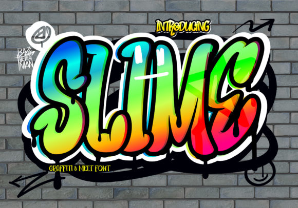 Slime: A Bold Display Font for Editorial Impact