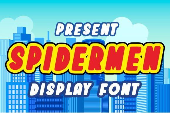 Spidermen: A Friendly Display Font for Makers