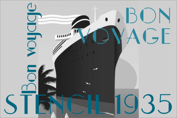 Stencil 1935: A Bold Display Font for Your Brand