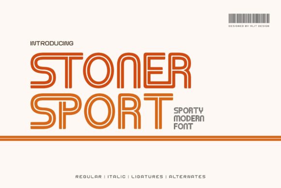 Stoner Sport: A Retro Display Font for Crafters
