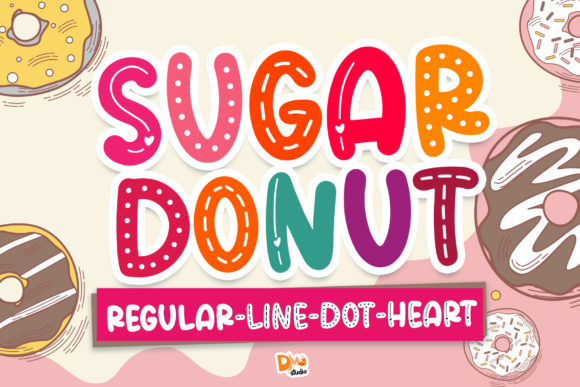 Sugar Donut: A Playful Display Font for Small Business