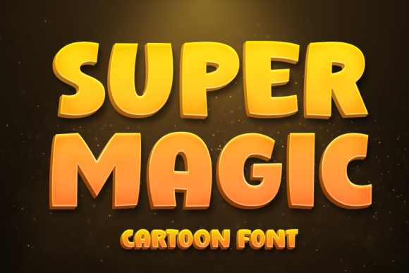 Super Magic: A Bold Display Font for Web Design
